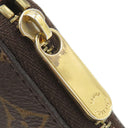 ルイヴィトン LOUIS VUITTON ジッピー コイン パース M60067 モノグラム モノグラムキャンバス コインケース ゴールド金具 茶 小銭入れ コンパクト財布