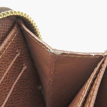 ルイヴィトン LOUIS VUITTON ジッピー コイン パース M60067 モノグラム モノグラムキャンバス コインケース ゴールド金具 茶 小銭入れ コンパクト財布