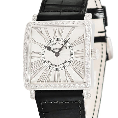 腕時計 フランクミュラー FRANCK MULLER マスタースクエア 6002M QZ REL R D 1R クオーツ メンズ レディース 純正ダイヤ スクエア シルバー