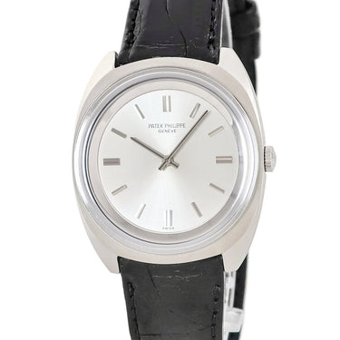 腕時計 パテックフィリップ PATEK PHILIPPE カラトラバ 3579A-201 手巻き メンズ メーカーOH済 シルバー バー ヴィンテージ