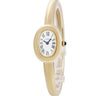 腕時計 カルティエ Cartier ベニュワール ミニ サイズ17 WGBA0035 クオーツ レディース K18YG無垢 オーバル リジッドブレスレット