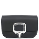 エルメス HERMES デッラ カヴァッレリア エラン ブラック ヴォーエプソン ショルダーバッグ シルバー金具 黒