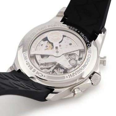 腕時計 IWC IWC ポルトギーゼ ヨットクラブ クロノグラフ IW390502 自動巻き メンズ デイト スモールセコンド シルバー