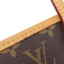 ルイヴィトン LOUIS VUITTON LV × YK ネヴァーフル MM M46381 モノグラム×ペインティッドドット モノグラムキャンバス トートバッグ ゴールド金具 茶 赤 ポーチ付き 草間彌生 2023