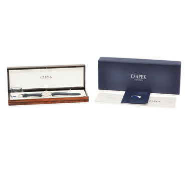 腕時計 チャペック CZAPEK ケ・デ・ベルク エテルニテ No.19S CZQDB19S 手巻き メンズ 新品同様 スモールセコンド 青針 限定