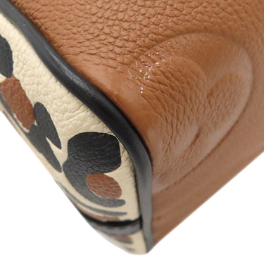 ルイヴィトン LOUIS VUITTON スピーディ バンドリエール 25 M45840 キャメル モノグラムアンプラント 2WAYバッグ ゴールド金具 茶 レオパード ハンドバッグ ショルダー