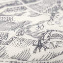 エルメス HERMES ショール カレ140 CARRE カレジェアン キャラメル×ブラン×グリ カシミヤ シルク ストール 【 La cite Cavaliere /シテ カヴァリエール】 2019AW