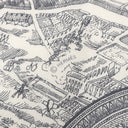 エルメス HERMES ショール カレ140 CARRE カレジェアン キャラメル×ブラン×グリ カシミヤ シルク ストール 【 La cite Cavaliere /シテ カヴァリエール】 2019AW