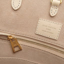 ルイヴィトン LOUIS VUITTON オンザゴー MM M21575 クレーム×ローズトリアノン モノグラムアンプラント バイカラーモノグラムアンプラントレザー トートバッグ ゴールド金具 ショルダー バイカラー