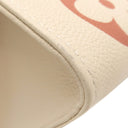 ルイヴィトン LOUIS VUITTON オンザゴー MM M21575 クレーム×ローズトリアノン モノグラムアンプラント バイカラーモノグラムアンプラントレザー トートバッグ ゴールド金具 ショルダー バイカラー