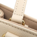 ルイヴィトン LOUIS VUITTON オンザゴー MM M21575 クレーム×ローズトリアノン モノグラムアンプラント バイカラーモノグラムアンプラントレザー トートバッグ ゴールド金具 ショルダー バイカラー