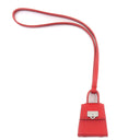 フェラガモ FERRAGAMO ガンチーニ バッグ チャーム 220637 770644 フレイムレッド カーフ バッグチャーム シルバー金具 新品 未使用 赤 カバンモチーフ