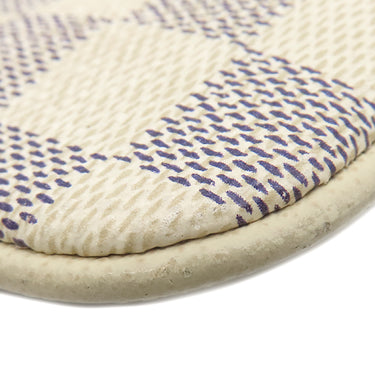 ルイヴィトン LOUIS VUITTON ポシェット ミラMM N63090 ダミエアズール ダミエアズールキャンバス アクセサリーポーチ ゴールド金具 白 グレー ワードローブトランク