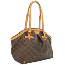 ルイヴィトン LOUIS VUITTON ティヴォリGM M40144 モノグラム モノグラムキャンバス ハンドバッグ ゴールド金具 茶 ショルダー 肩掛け
