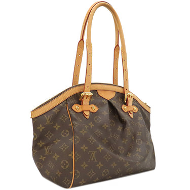 ルイヴィトン LOUIS VUITTON ティヴォリGM M40144 モノグラム モノグラムキャンバス ハンドバッグ ゴールド金具 茶 ショルダー 肩掛け