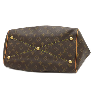 ルイヴィトン LOUIS VUITTON ティヴォリGM M40144 モノグラム モノグラムキャンバス ハンドバッグ ゴールド金具 茶 ショルダー 肩掛け