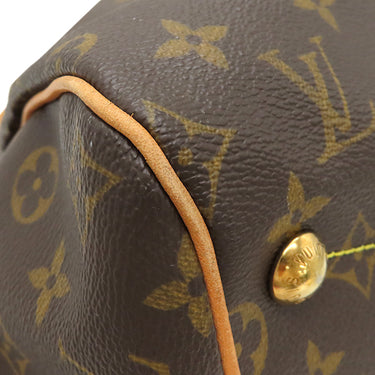 ルイヴィトン LOUIS VUITTON ティヴォリGM M40144 モノグラム モノグラムキャンバス ハンドバッグ ゴールド金具 茶 ショルダー 肩掛け