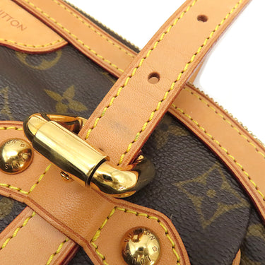 ルイヴィトン LOUIS VUITTON ティヴォリGM M40144 モノグラム モノグラムキャンバス ハンドバッグ ゴールド金具 茶 ショルダー 肩掛け