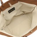 フルラ FURLA メラヴィリア WB00510 BX0635 イエロー×ベージュ キャンバス レザー トートバッグ ゴールド金具 ストライプ 黄 新品 未使用