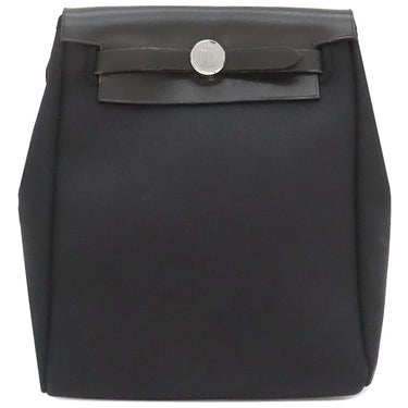 エルメス HERMES エールバッグ TPM ブラック レザー トワルオフィシエ ショルダーバッグ シルバー金具 黒 替えバッグ・ストッパー欠品