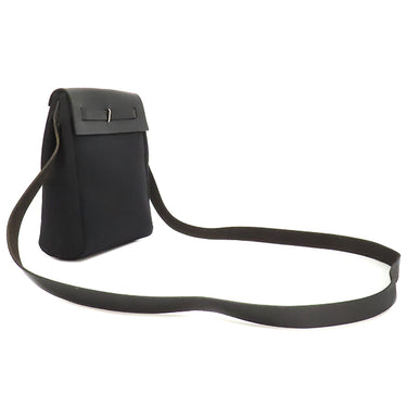 エルメス HERMES エールバッグ TPM ブラック レザー トワルオフィシエ ショルダーバッグ シルバー金具 黒 替えバッグ・ストッパー欠品