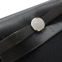 エルメス HERMES エールバッグ TPM ブラック レザー トワルオフィシエ ショルダーバッグ シルバー金具 黒 替えバッグ・ストッパー欠品