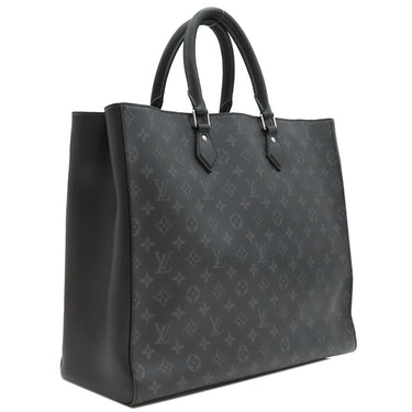 ルイヴィトン LOUIS VUITTON グラン サック M44733 モノグラムエクリプス モノグラムキャンバス モノグラムエクリプスキャンバス トートバッグ シルバー金具 黒 イニシャル刻印あり
