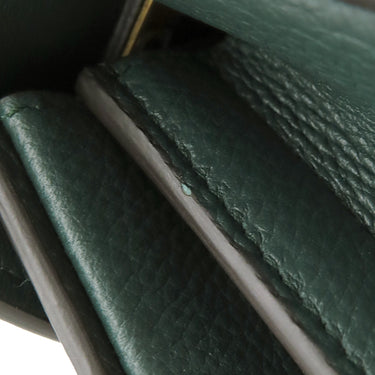 サルヴァトーレ・フェラガモ Salvatore Ferragamo ガンチーニ マーゴット グリーン レザー 2WAYバッグ ゴールド金具 緑 ハンドバッグ ショルダーバッグ