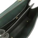 サルヴァトーレ・フェラガモ Salvatore Ferragamo ガンチーニ マーゴット グリーン レザー 2WAYバッグ ゴールド金具 緑 ハンドバッグ ショルダーバッグ