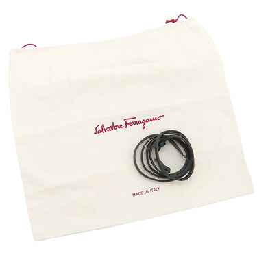 サルヴァトーレ・フェラガモ Salvatore Ferragamo ガンチーニ マーゴット グリーン レザー 2WAYバッグ ゴールド金具 緑 ハンドバッグ ショルダーバッグ