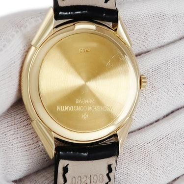 腕時計 ヴァシュロン・コンスタンタン VACHERON CONSTANTIN ヒストリカル 31045 手巻き メンズ レディース OH済 K18YG無垢 アイボリー ギョウシェ