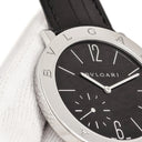 腕時計 ブルガリ BVLGARI ブルガリブルガリ ローマ フィニッシモ 102357 BB41SXTRO 手巻き メンズ ブラック 黒 アラビア バー 薄型