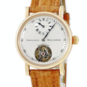 腕時計 クロノスイス CHRONOSWISS レギュレーター トゥールビヨン CH3121R 手巻き メンズ K18PG無垢 ラウンド シルバー 青針