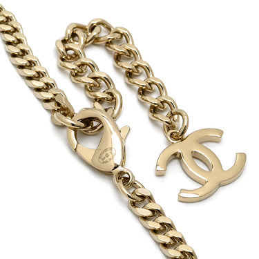 シャネル CHANEL ココマーク ゴールド×シルバー メタル ストラス チョーカー