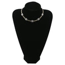 シャネル CHANEL ココマーク ゴールド×シルバー メタル ストラス チョーカー