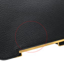 エルメス HERMES ゲタ ブラック シェブルミゾル ショルダーバッグ ゴールド金具 黒