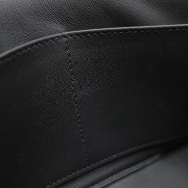 エルメス HERMES ゲタ ブラック シェブルミゾル ショルダーバッグ ゴールド金具 黒