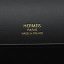 エルメス HERMES ゲタ ブラック シェブルミゾル ショルダーバッグ ゴールド金具 黒