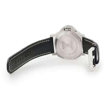 腕時計 パネライ PANERAI ルミノール マリーナ ロゴ アッチャイオ 44mm PAM01005 T番 手巻き メンズ T番 ブラック スモールセコンド