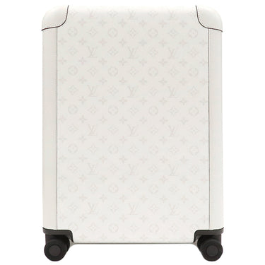 ルイヴィトン LOUIS VUITTON スーツケース ホライゾン 55 M10149 ホワイト モノグラムキャンバス タイガ キャリーバッグ シルバー金具 白 4輪 TSAロック