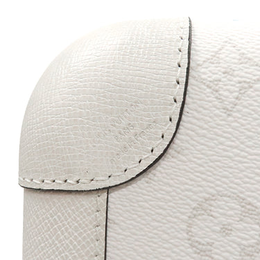 ルイヴィトン LOUIS VUITTON スーツケース ホライゾン 55 M10149 ホワイト モノグラムキャンバス タイガ キャリーバッグ シルバー金具 白 4輪 TSAロック