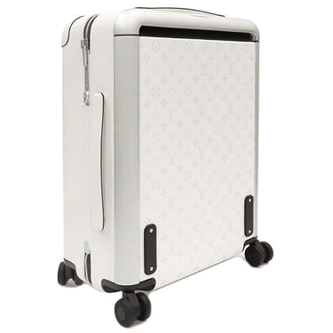 ルイヴィトン LOUIS VUITTON スーツケース ホライゾン 55 M10149 ホワイト モノグラムキャンバス タイガ キャリーバッグ シルバー金具 白 4輪 TSAロック