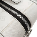 ルイヴィトン LOUIS VUITTON スーツケース ホライゾン 55 M10149 ホワイト モノグラムキャンバス タイガ キャリーバッグ シルバー金具 白 4輪 TSAロック