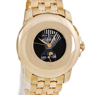 腕時計 ブランパン BLANCPAIN レマン フルハンター トリプルカレンダー 4563-3630A-53 自動巻き メンズ OH済 K18RG ムーンフェイズ 限定