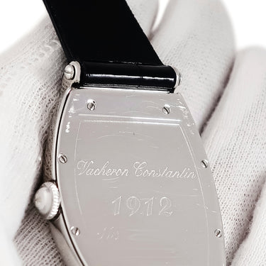 腕時計 ヴァシュロン・コンスタンタン VACHERON CONSTANTIN トノー1912 37001/000G-8636 手巻き メンズ OH済 K18WG無垢 復刻モデル 限定