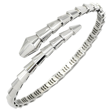 ブルガリ BVLGARI セルペンティ ヴァイパー ホワイトゴールド K18WG ＃17 ブレスレット BVLGARI 750WG バングル
