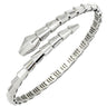 ブルガリ BVLGARI セルペンティ ヴァイパー ホワイトゴールド K18WG ＃17 ブレスレット BVLGARI 750WG バングル