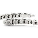 ブルガリ BVLGARI セルペンティ ヴァイパー ホワイトゴールド K18WG ＃17 ブレスレット BVLGARI 750WG バングル