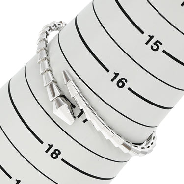 ブルガリ BVLGARI セルペンティ ヴァイパー ホワイトゴールド K18WG ＃17 ブレスレット BVLGARI 750WG バングル