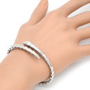 ブルガリ BVLGARI セルペンティ ヴァイパー ホワイトゴールド K18WG ＃17 ブレスレット BVLGARI 750WG バングル